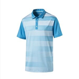 NWT Puma Golf Men's Atomic Blue Golf Polo Shirt